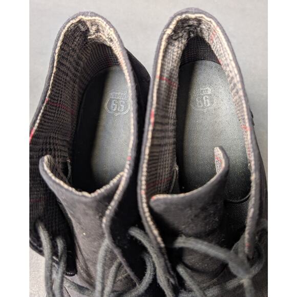 Route 66 Wedge Ankle Boots WOMENS SIZE 9M Tadi Black Faux Suede 2.75" Heel Comfy - Picture 8 of 11